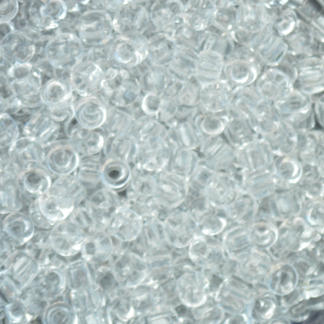 Transparent - Crystal Clear, Matsuno 8/0 Seed Beads